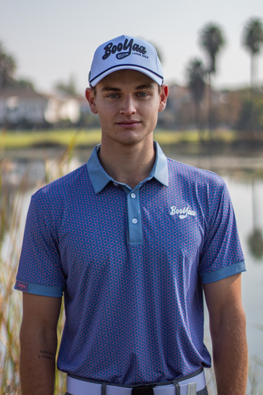 BooYaa Golf Polo Fowler - collar and placket detail